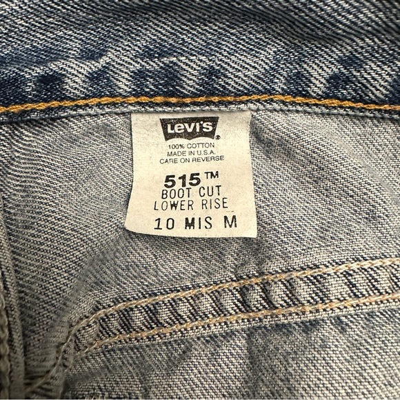 Y2K Levi’s 515 bootcut women’s lower rise medium wash denim size 10 - Picture 10 of 10